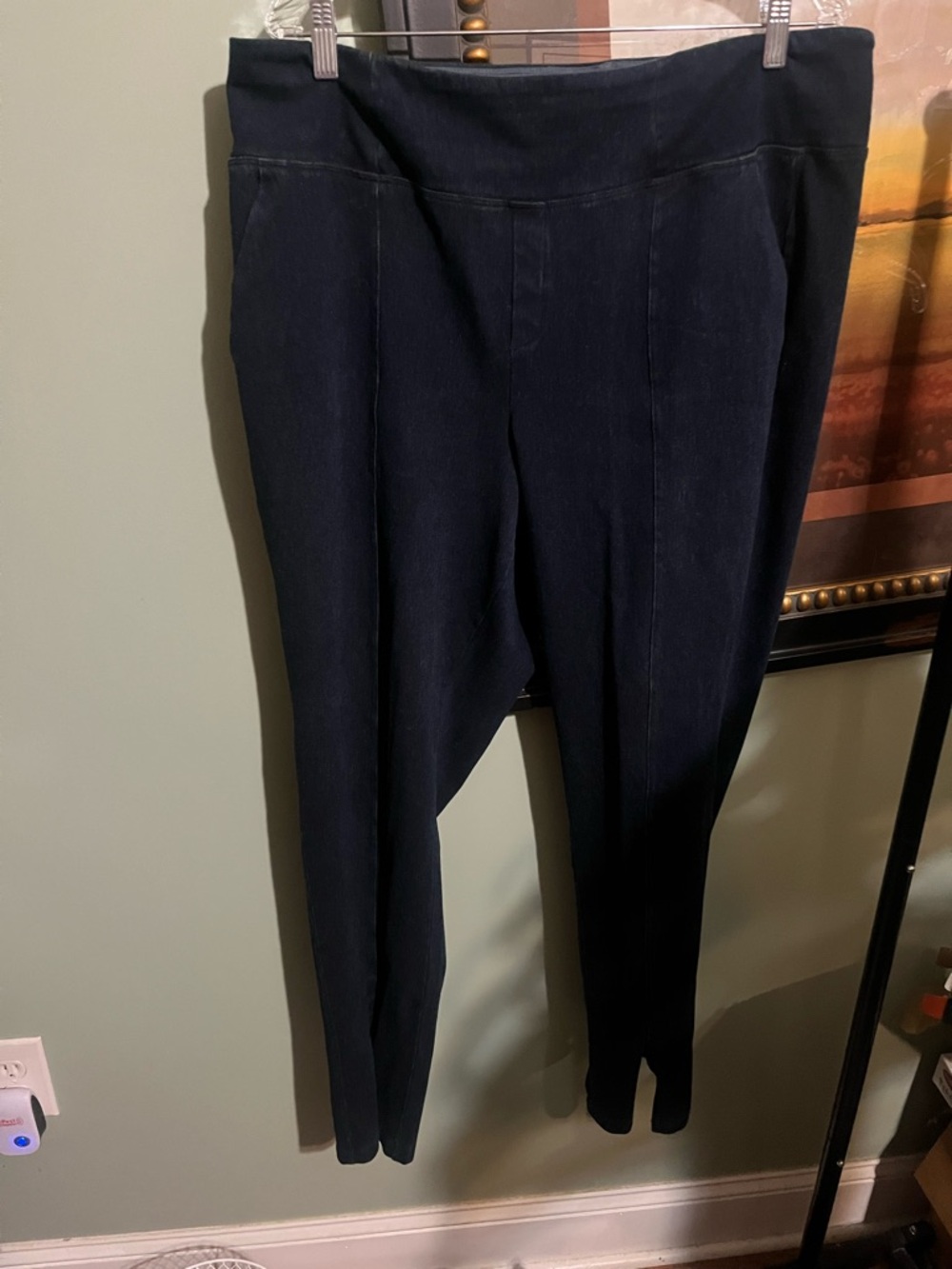 Women with Control Black Jeans